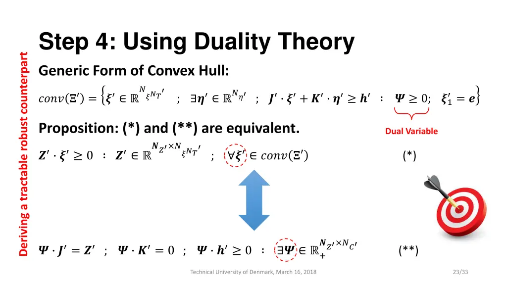 step 4 using duality theory