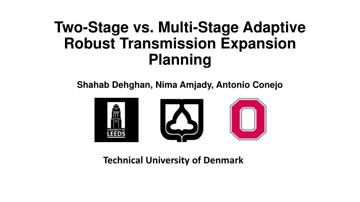 two stage vs multi stage adaptive robust