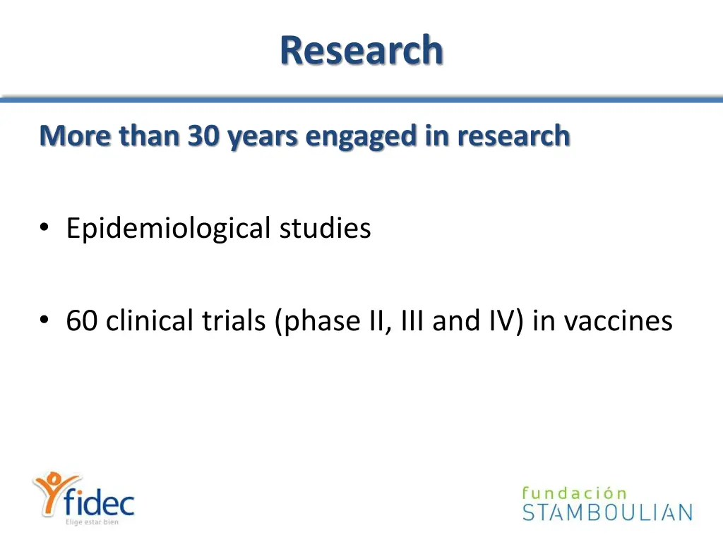 research