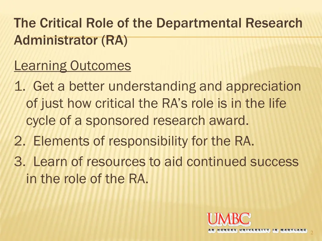 the critical role of the departmental research