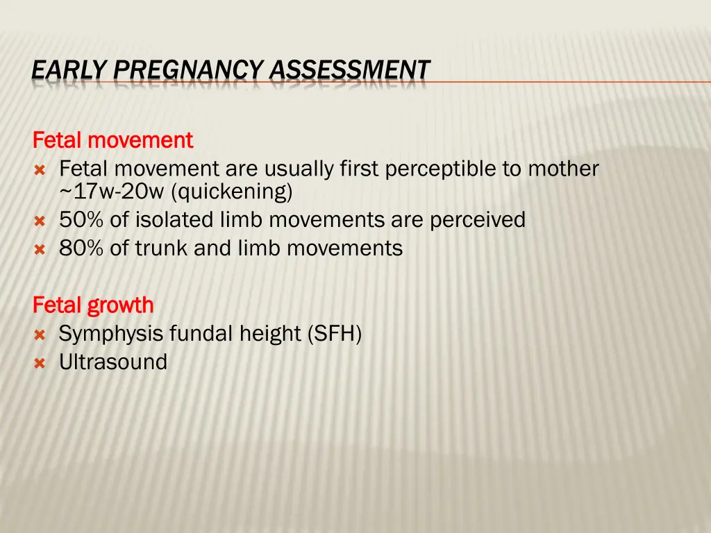 early pregnancy assessment 1