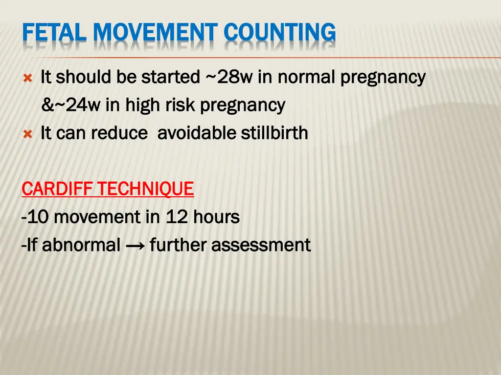 fetal movement counting fetal movement counting
