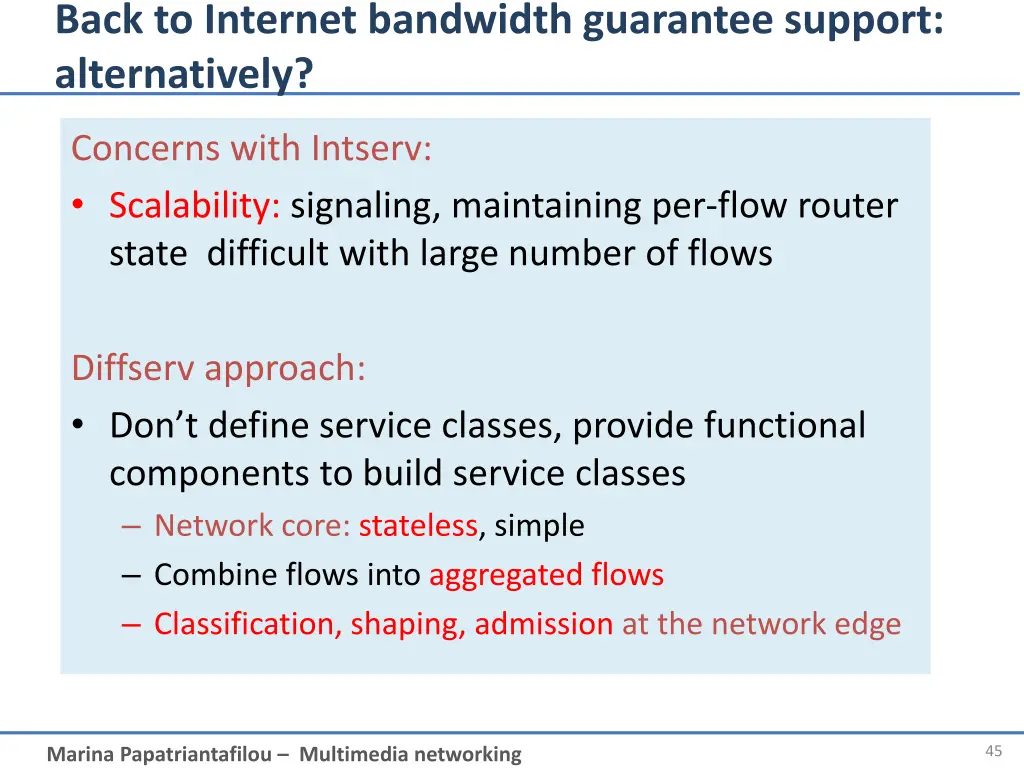 back to internet bandwidth guarantee support