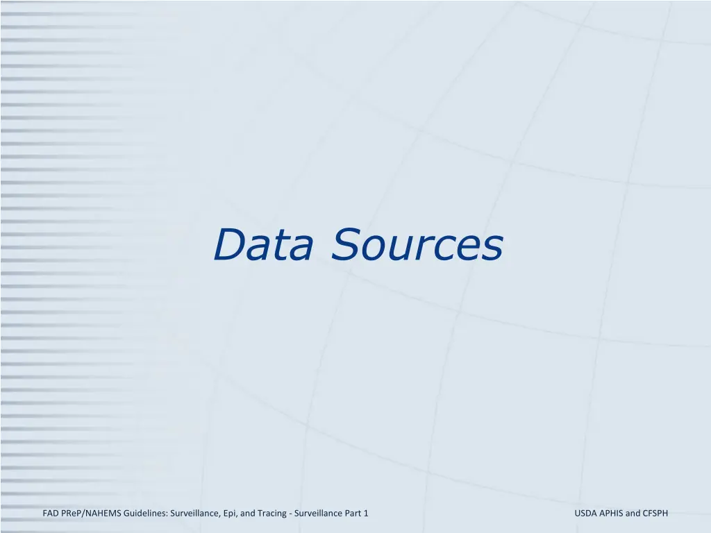 data sources