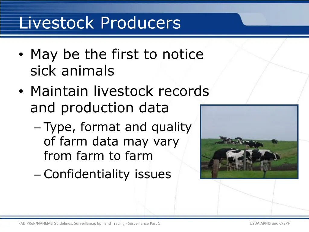 livestock producers