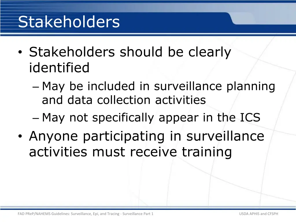stakeholders
