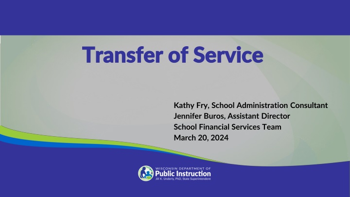 transfer of service transfer of service