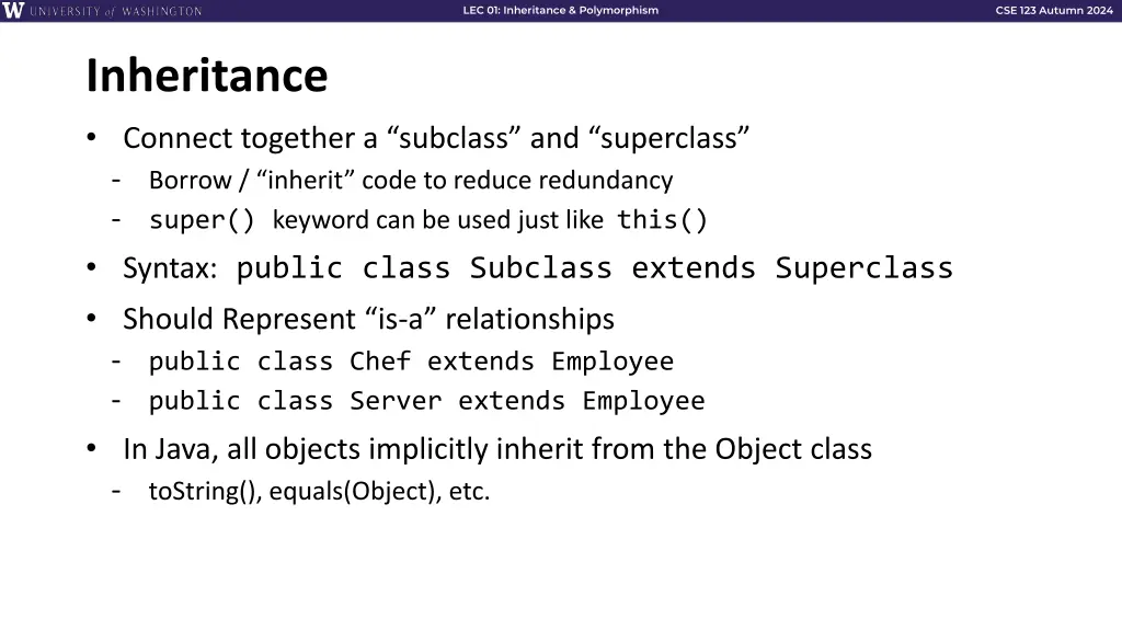 lec 01 inheritance polymorphism 3