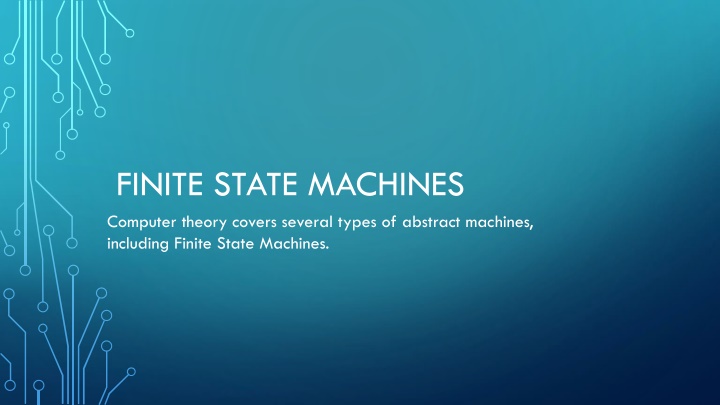finite state machines computer theory covers