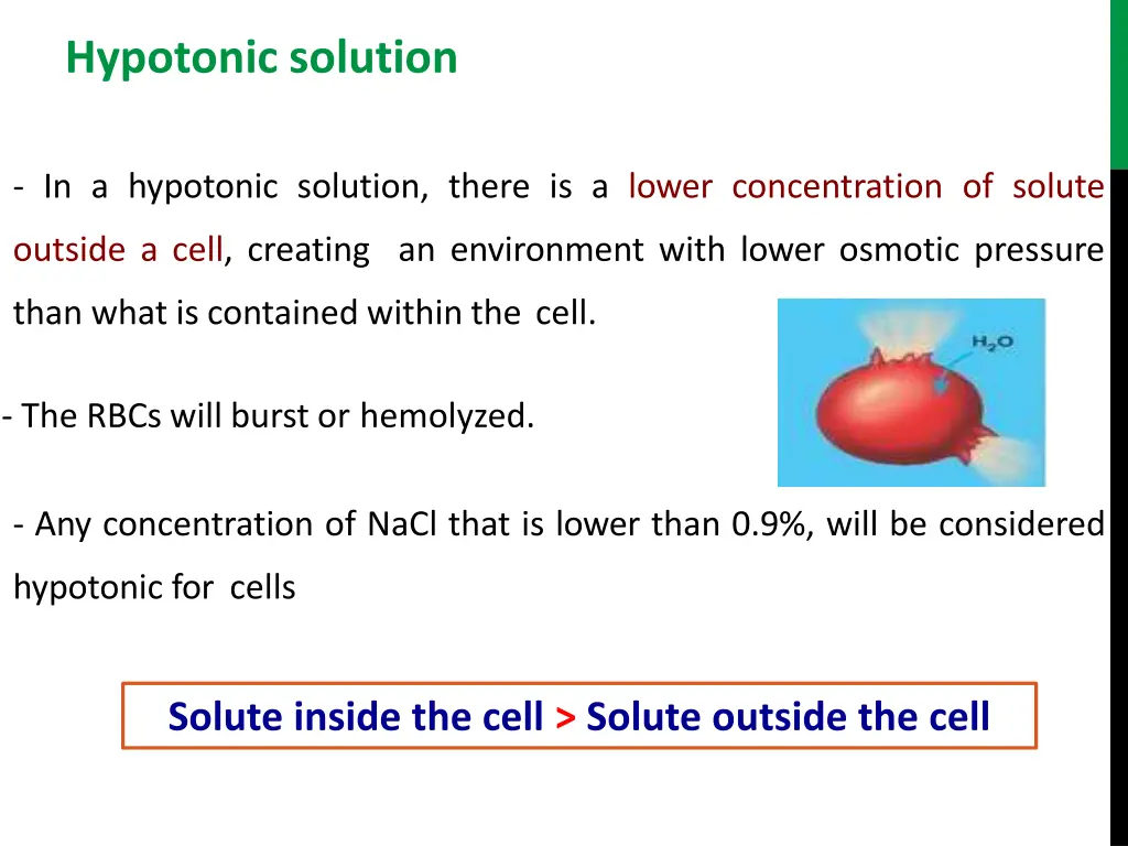 hypotonic solution