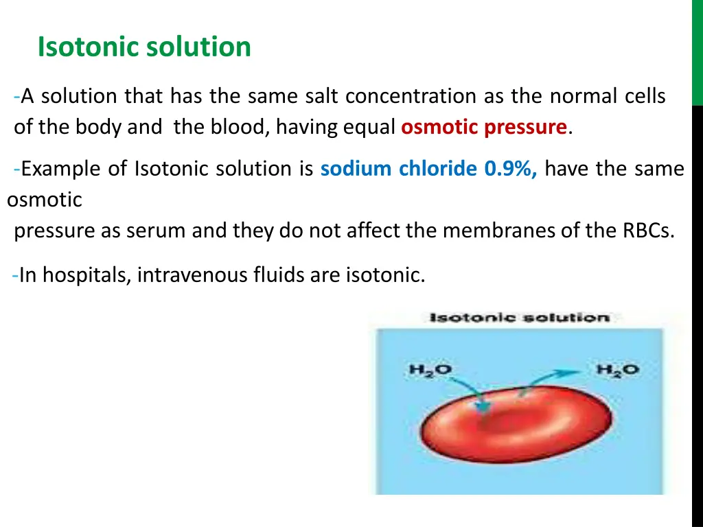 isotonic solution