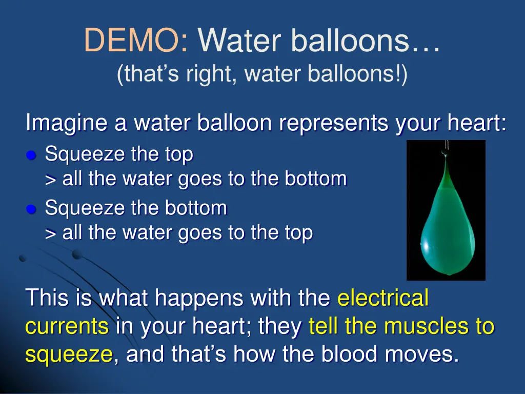 demo water balloons that s right water balloons
