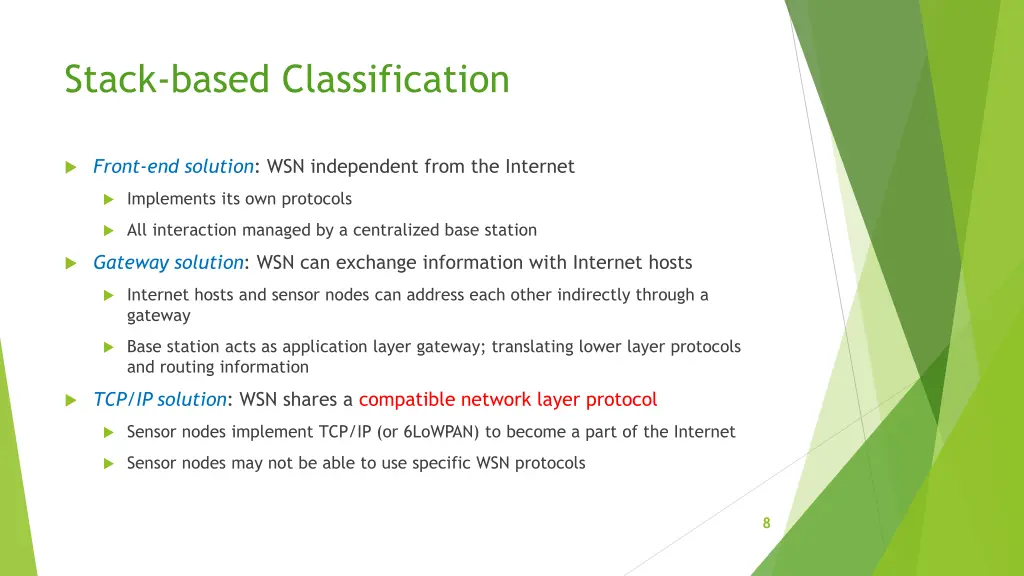 stack based classification