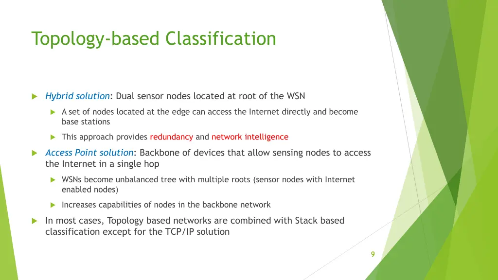 topology based classification