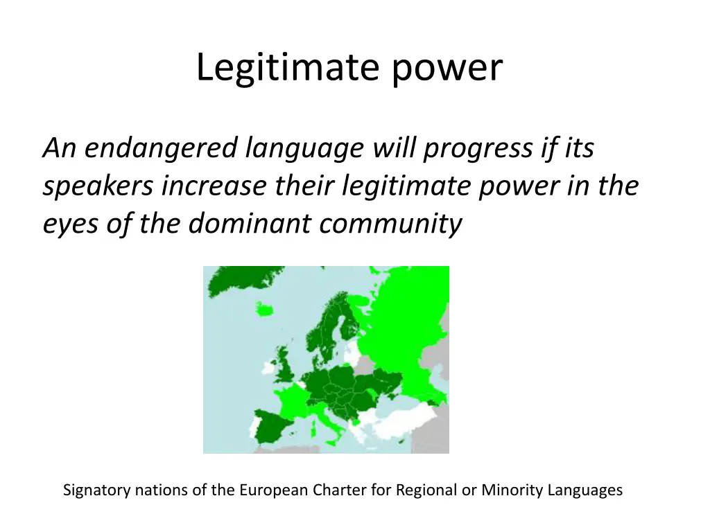 legitimate power