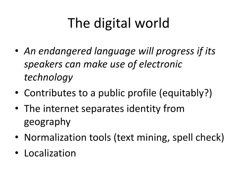 the digital world