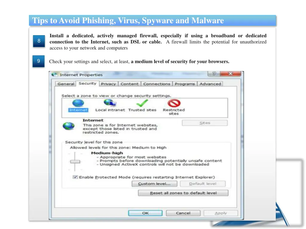 tips to avoid phishing virus spyware and malware 4