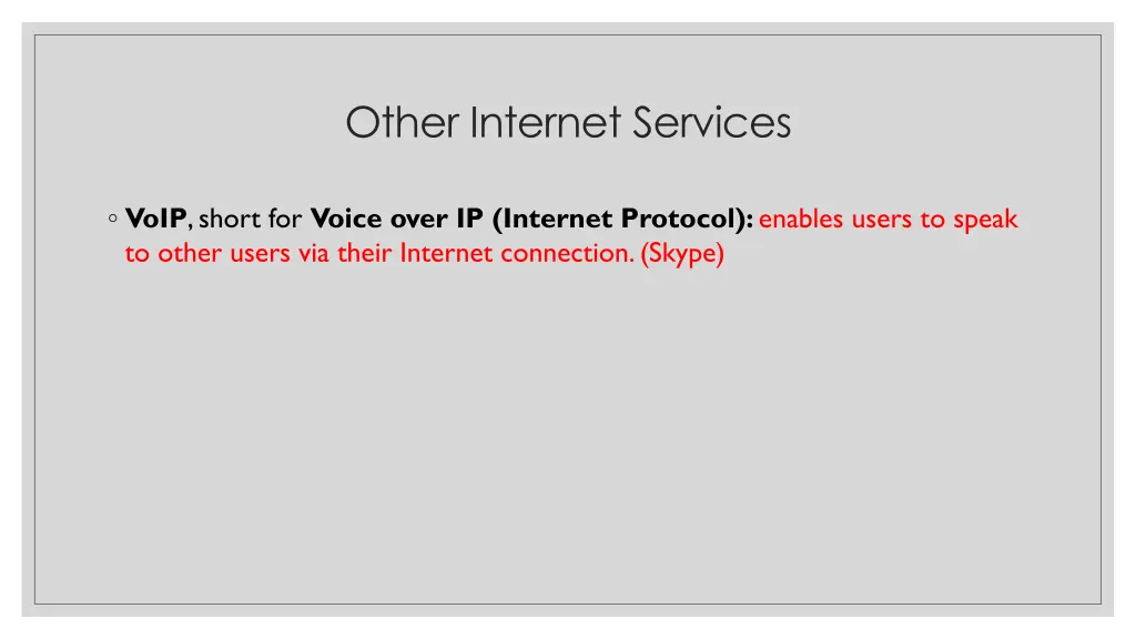 other internet services 1