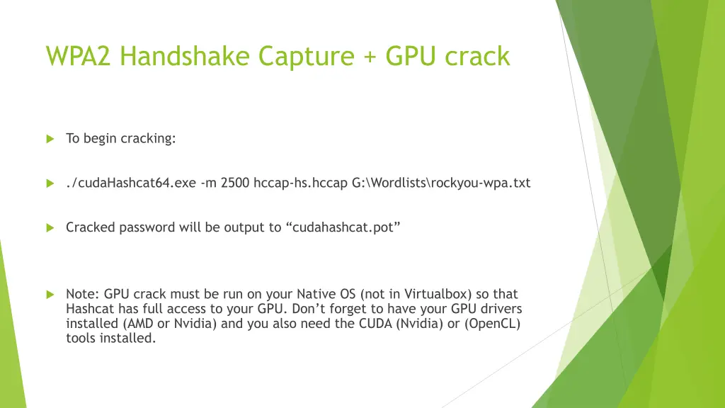 wpa2 handshake capture gpu crack 3