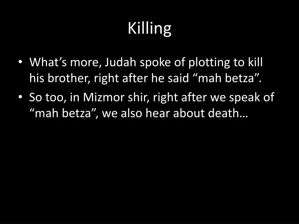 killing