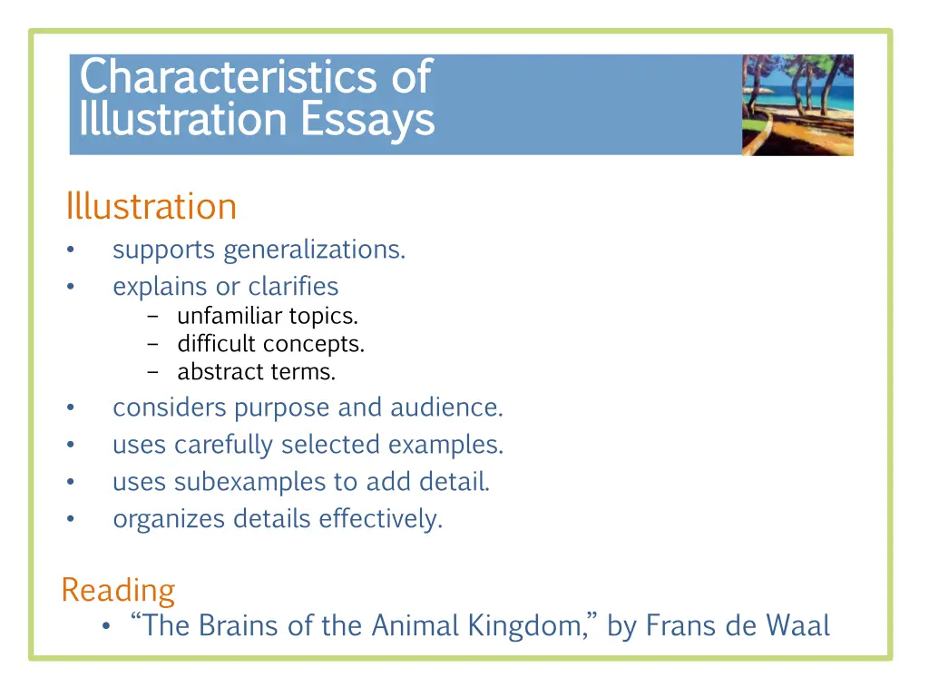 characteristics of characteristics
