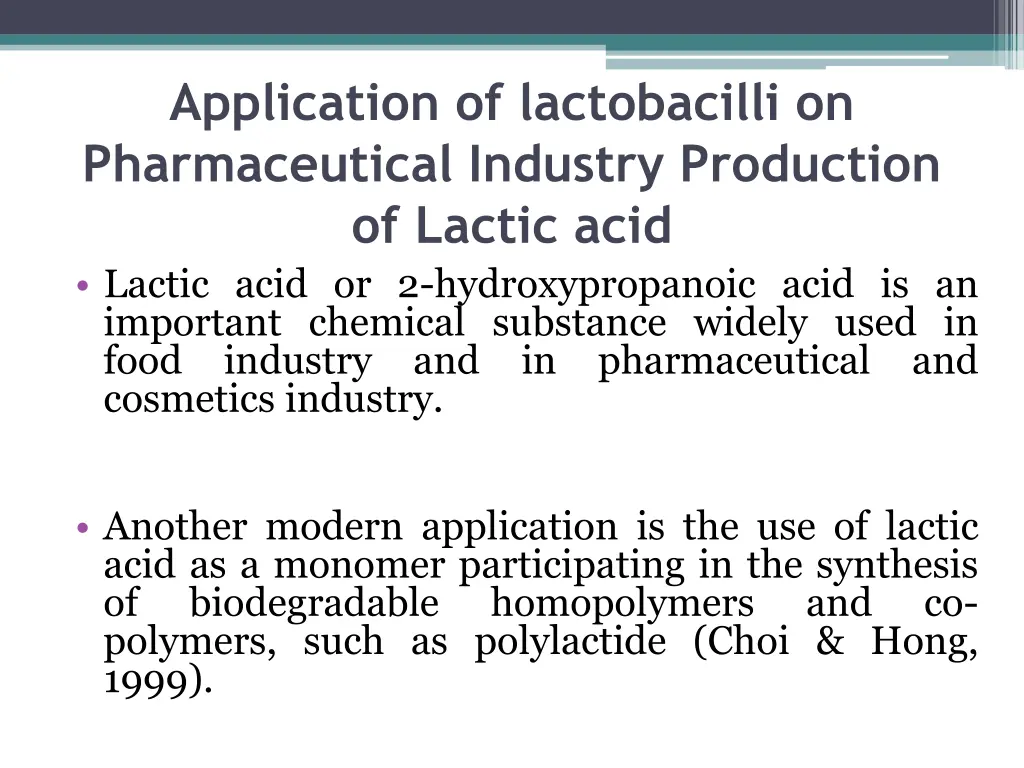 application of lactobacilli on pharmaceutical 1