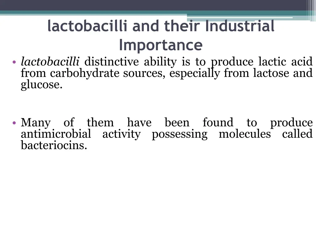 lactobacilli and their industrial importance 3