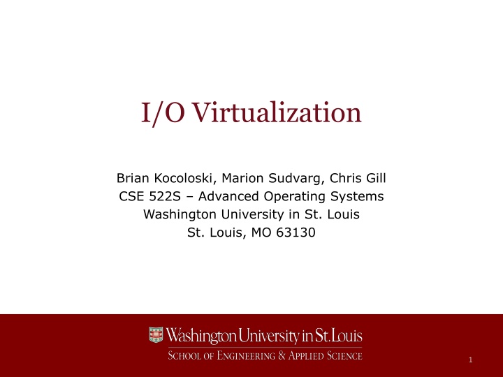 i o virtualization