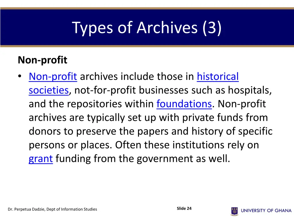 types of archives 3