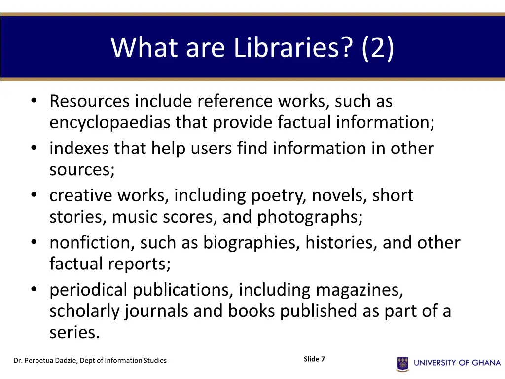 what are libraries 2