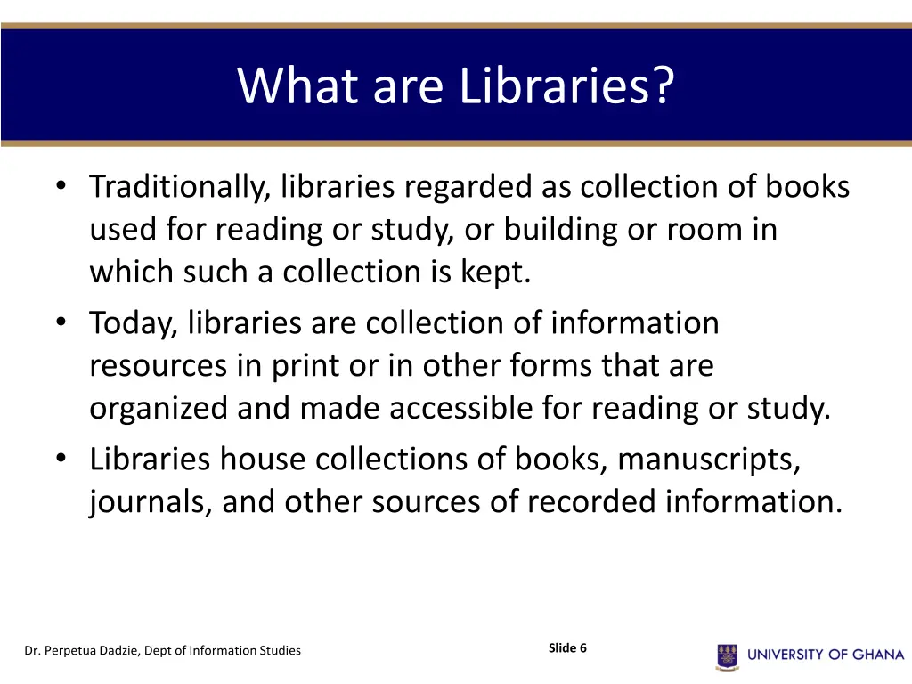 what are libraries
