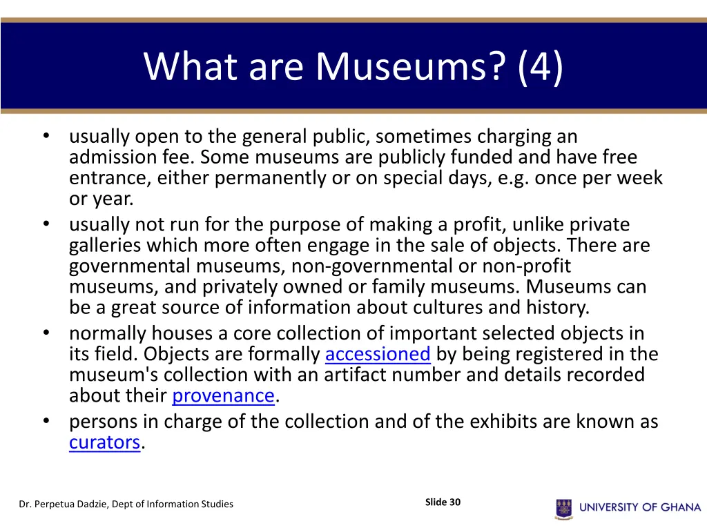 what are museums 4