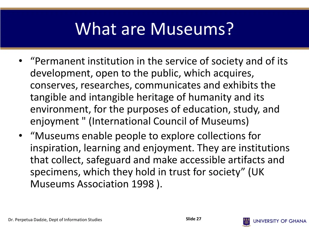 what are museums