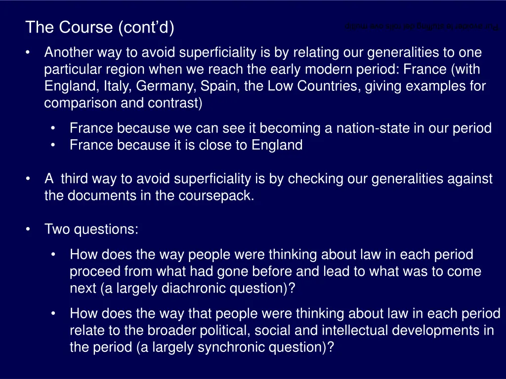 the course cont d 1