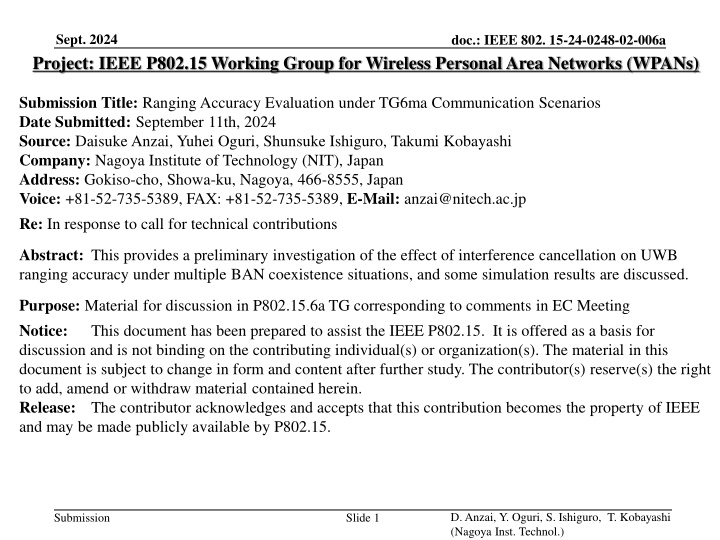 sept 2024 project ieee p802 15 working group