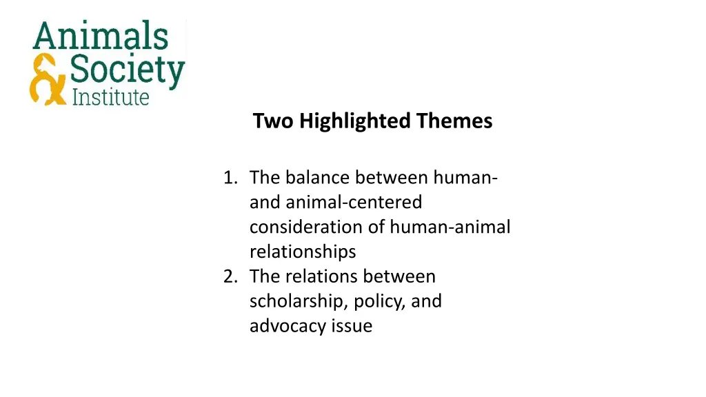 two highlighted themes
