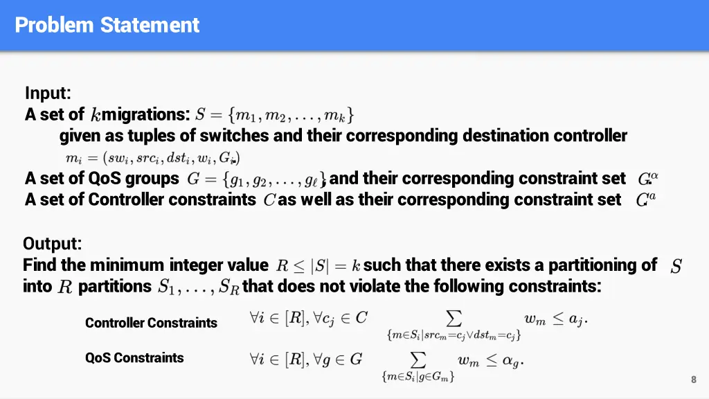 problem statement