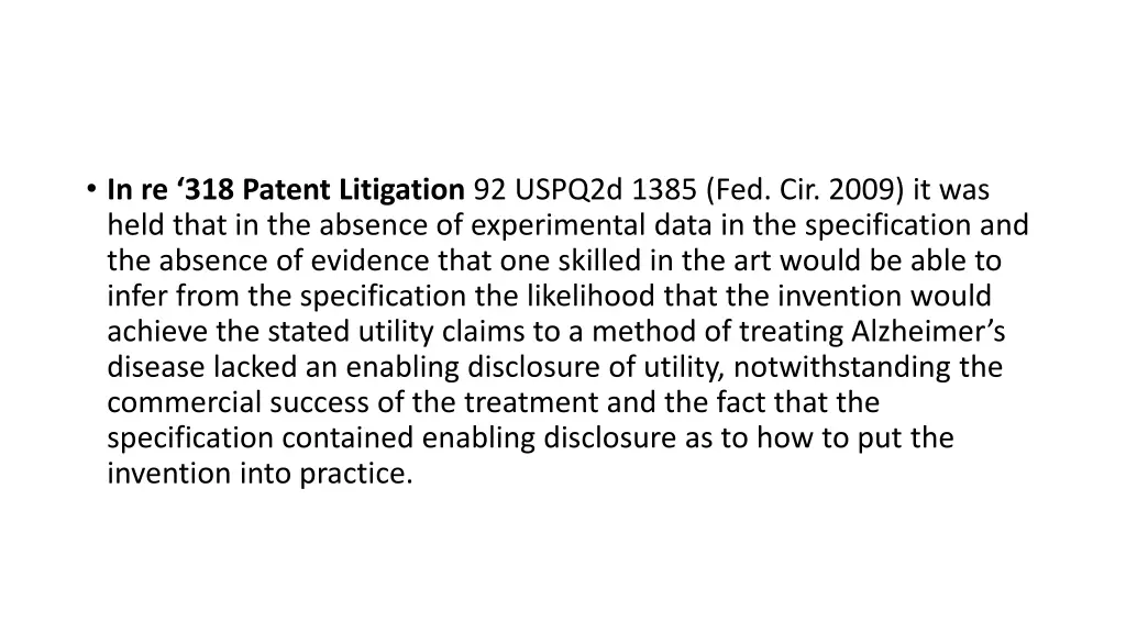 in re 318 patent litigation 92 uspq2d 1385