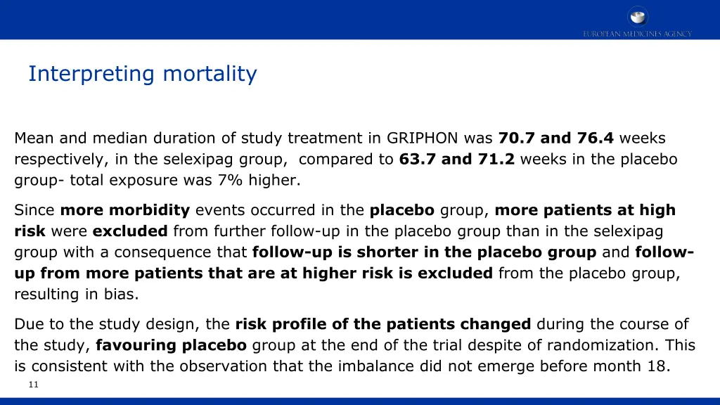 interpreting mortality