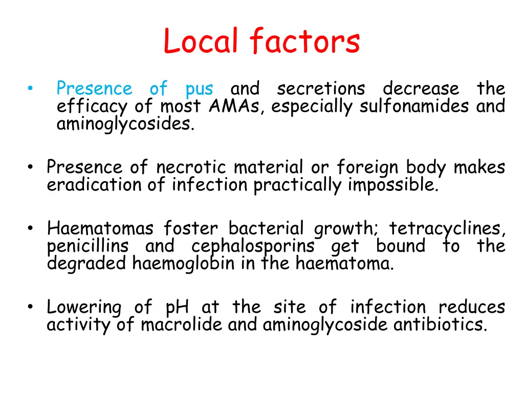 local factors