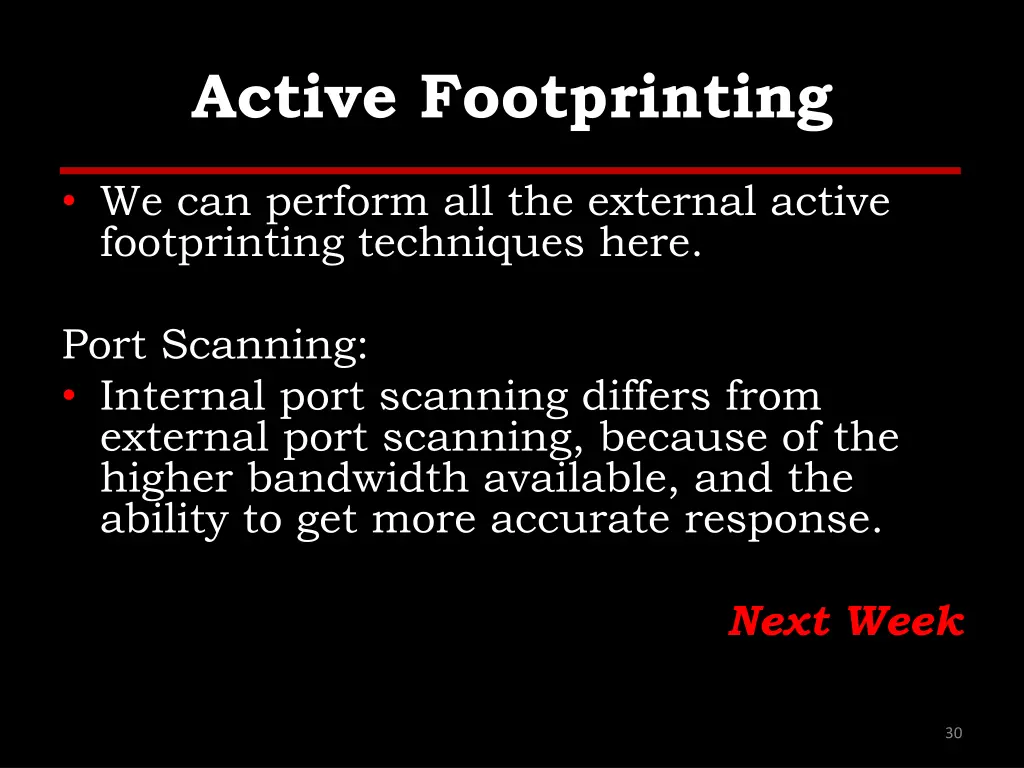 active footprinting 1