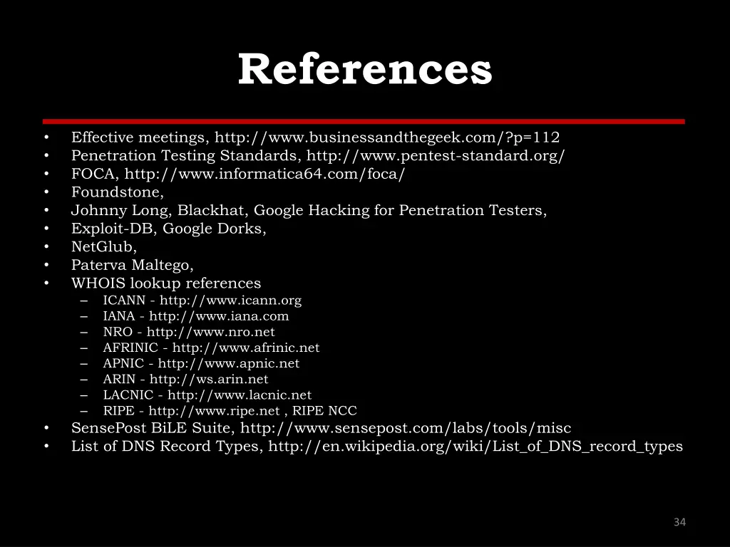 references