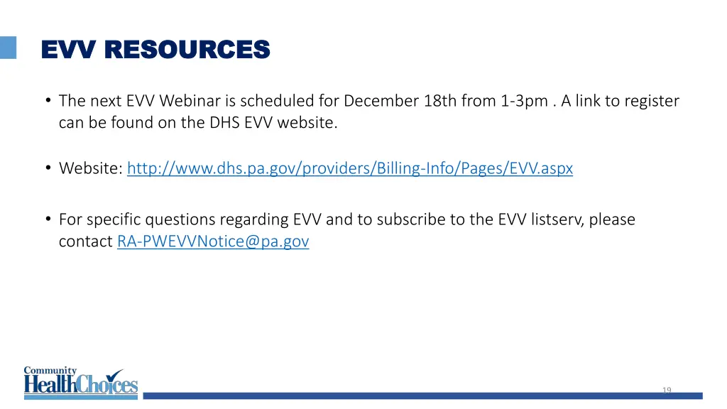 evv resources evv resources