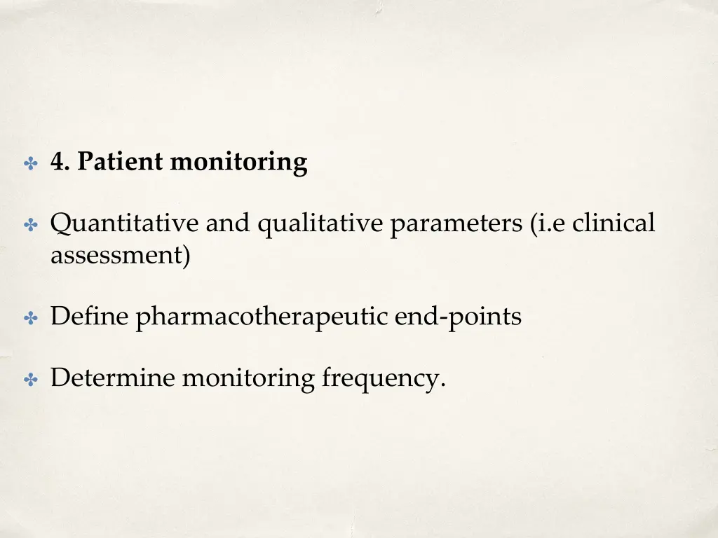 4 patient monitoring