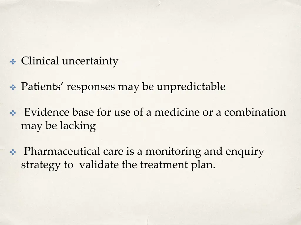 clinical uncertainty