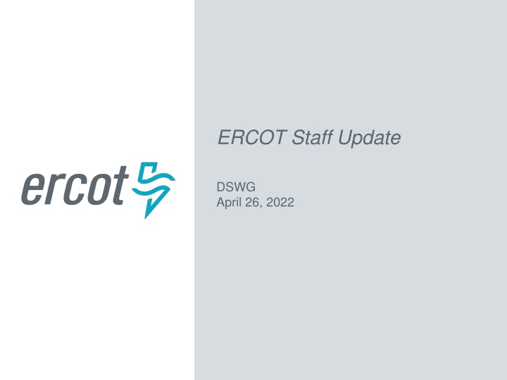 ercot staff update