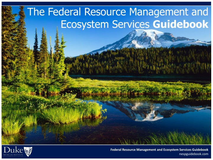 the federal resource management and ecosystem