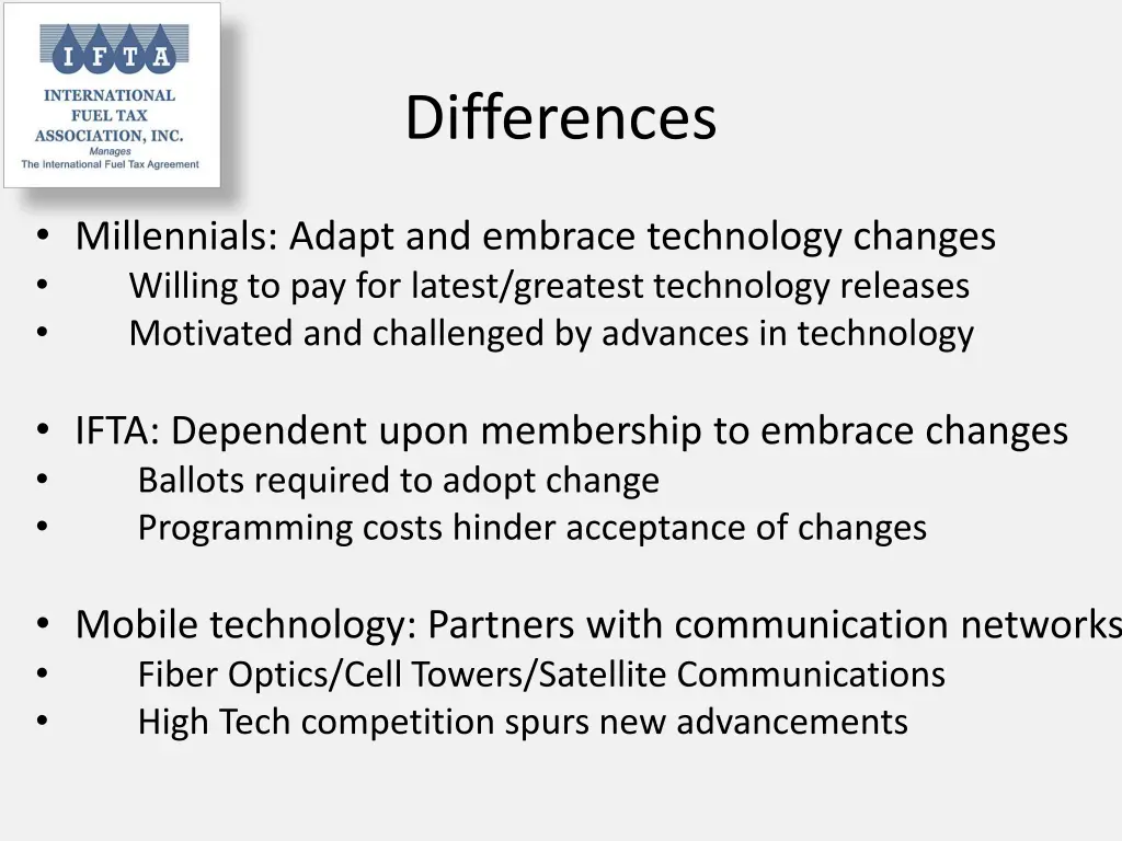differences