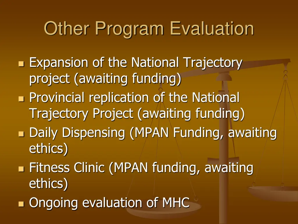 other program evaluation