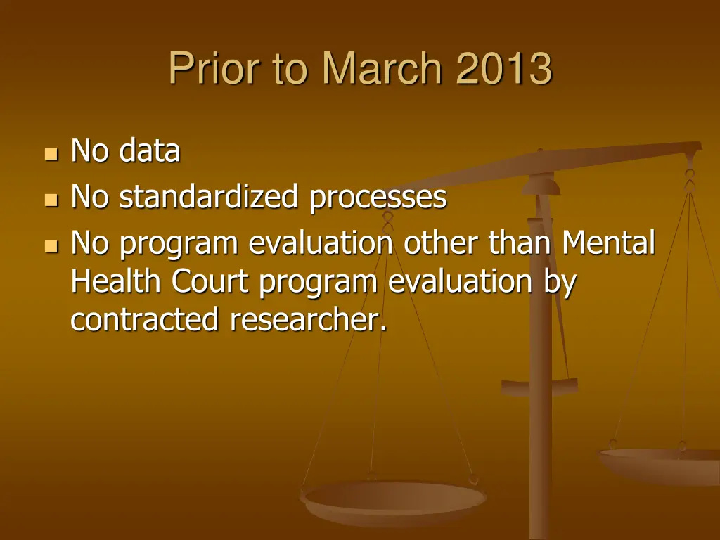 prior to march 2013